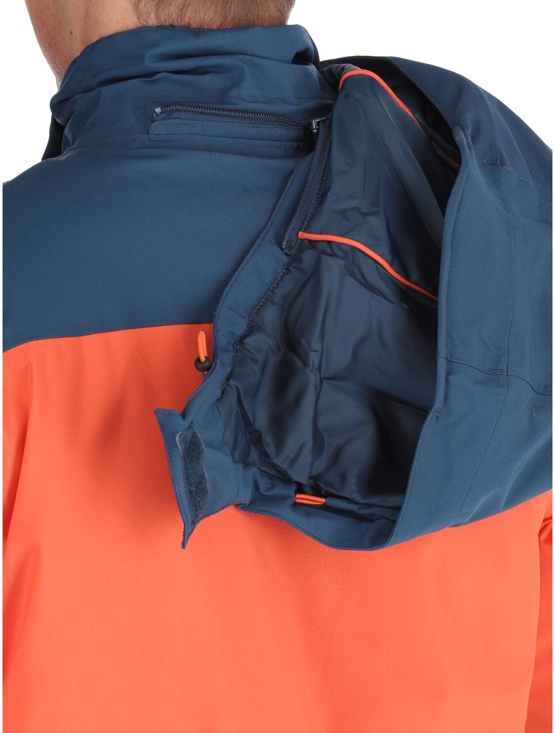 Dare2b, Edge II chaqueta de esquí hombres Moonlight Denim / Orange Rust azul, naranja 