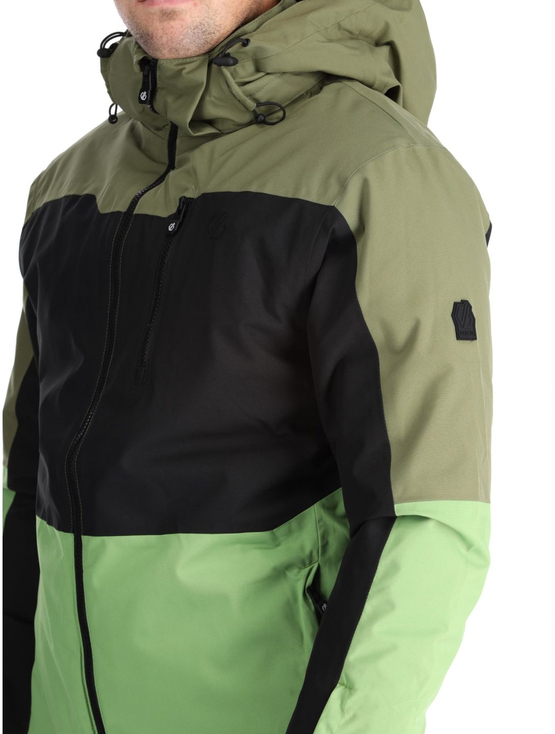 Dare2b, Edge II chaqueta de esquí hombres Olivine Green / Black negro, verde 