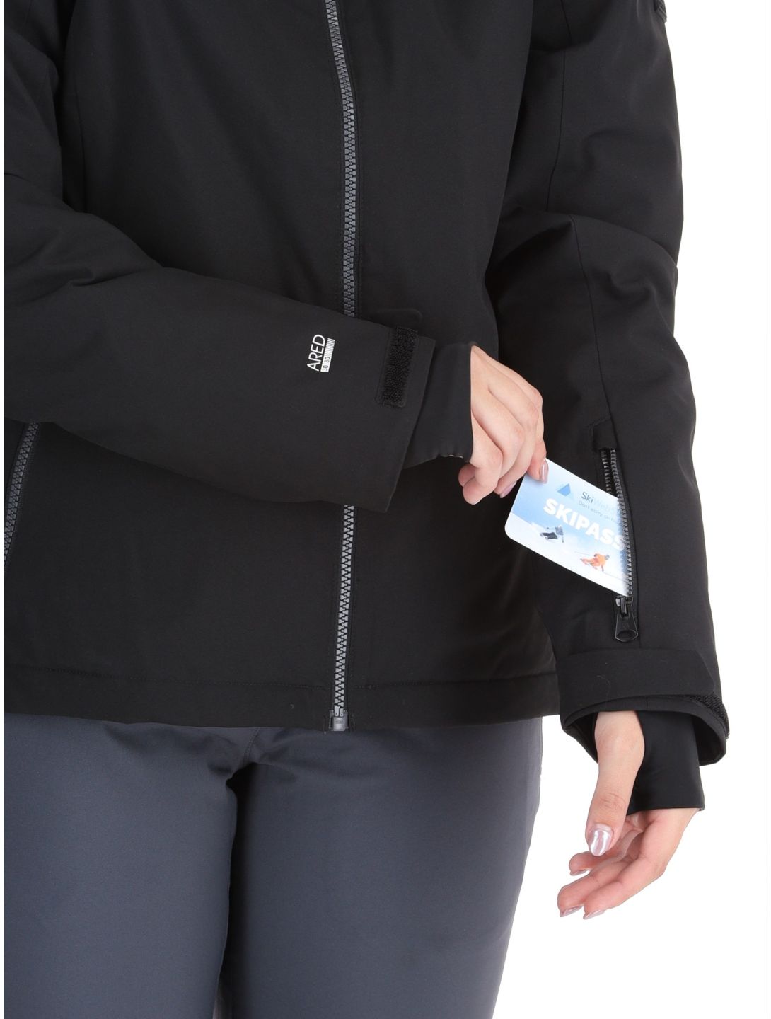 Dare2b, Flurry chaqueta de esquí mujeres Black / Ebony gris, negro 