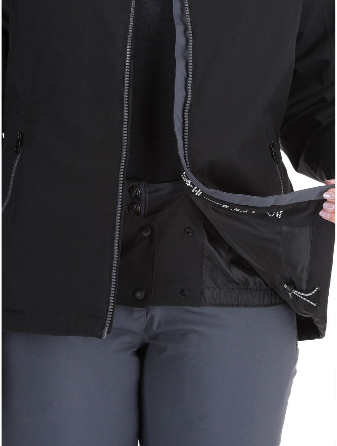 Dare2b, Flurry chaqueta de esquí mujeres Black / Ebony gris, negro 