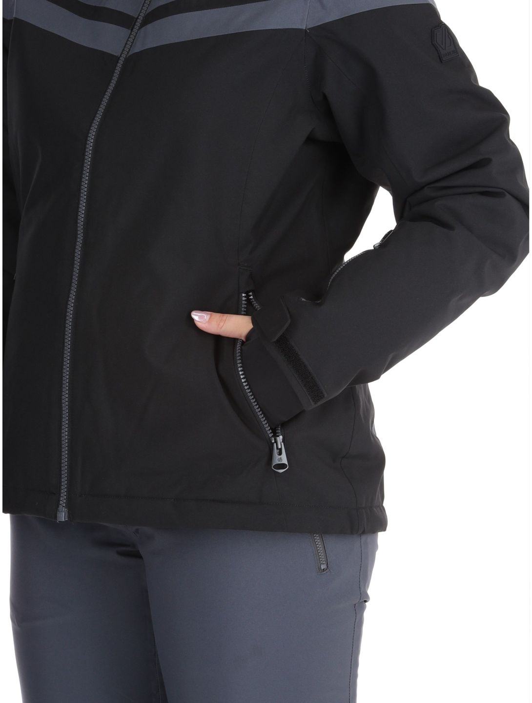 Dare2b, Flurry chaqueta de esquí mujeres Black / Ebony gris, negro 