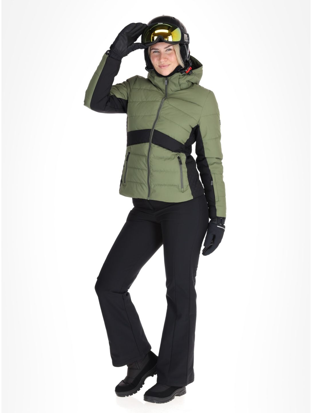 Dare2b, Glacial chaqueta de esquí mujeres Olivine Green / Black negro, verde 