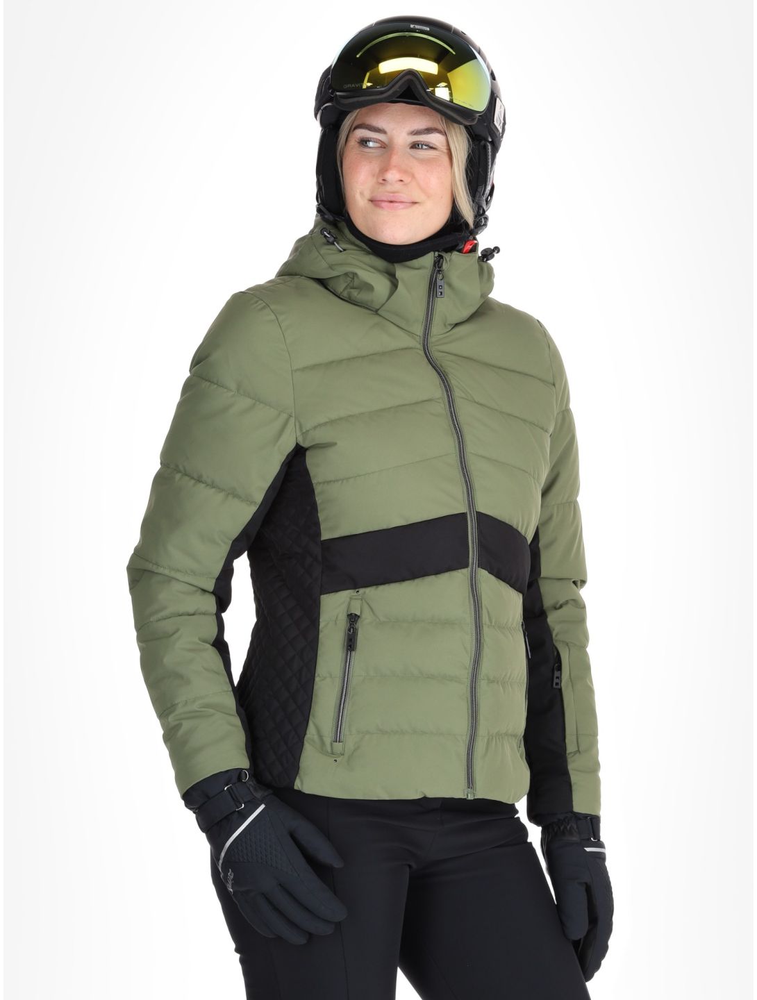 Dare2b, Glacial chaqueta de esquí mujeres Olivine Green / Black negro, verde 