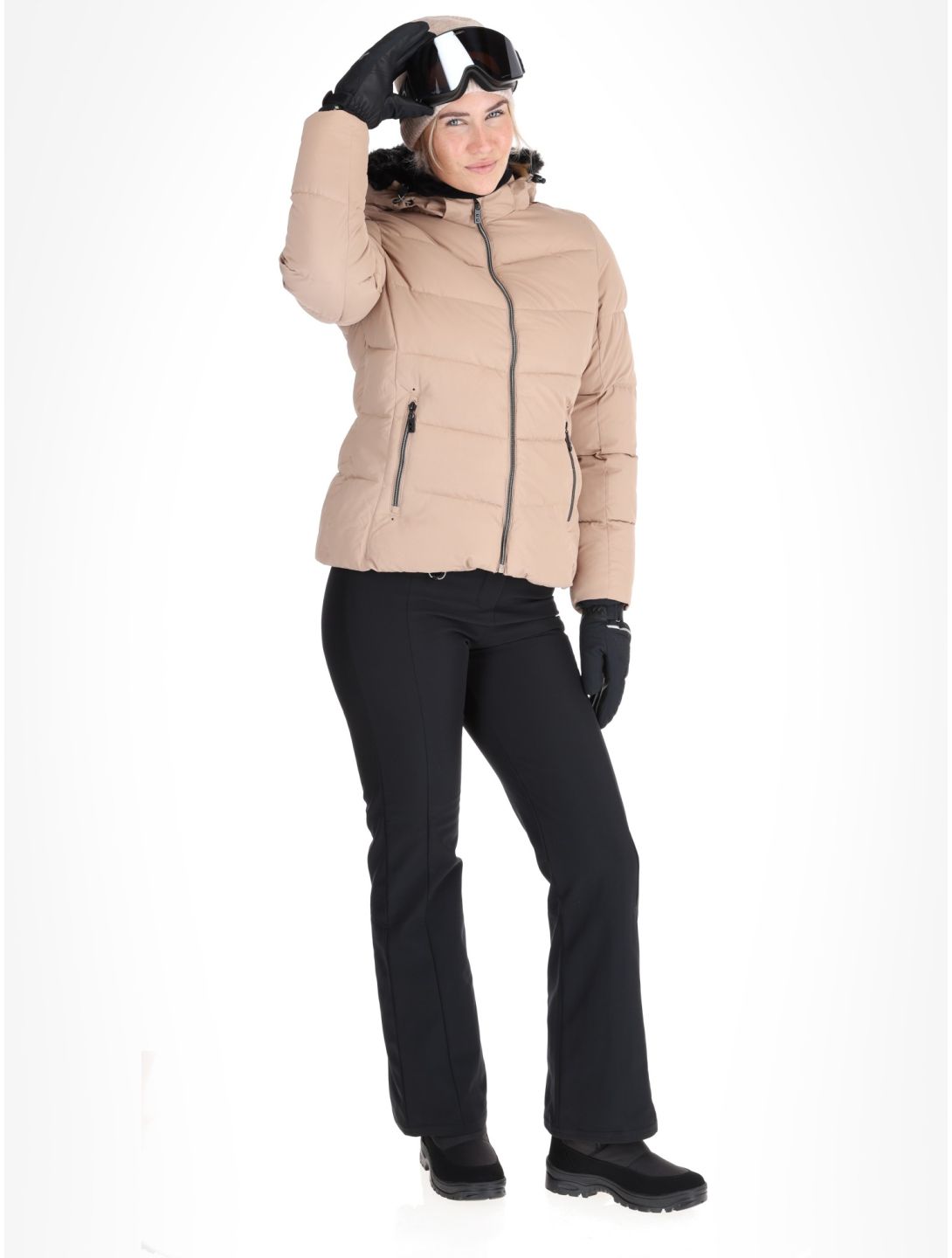 Dare2b, Glamorize V chaqueta de esquí mujeres Cashmere beige 