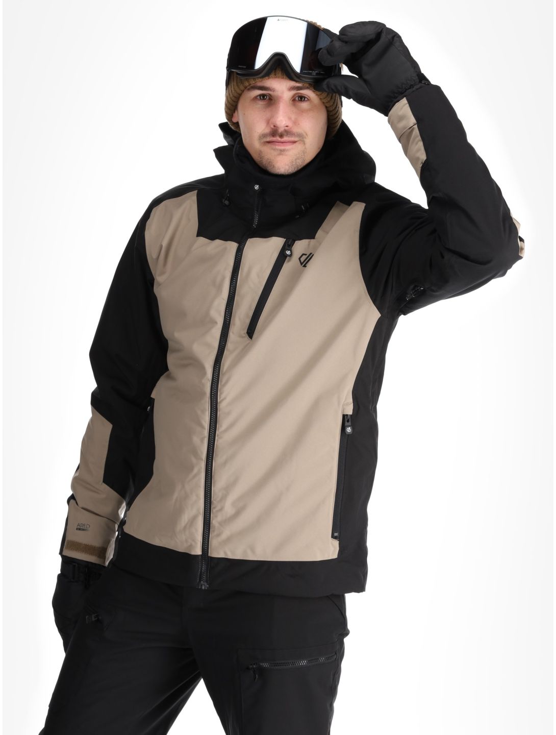 Dare2b, Halfpipe II chaqueta de esquí hombres Black / Clay marrón, negro 