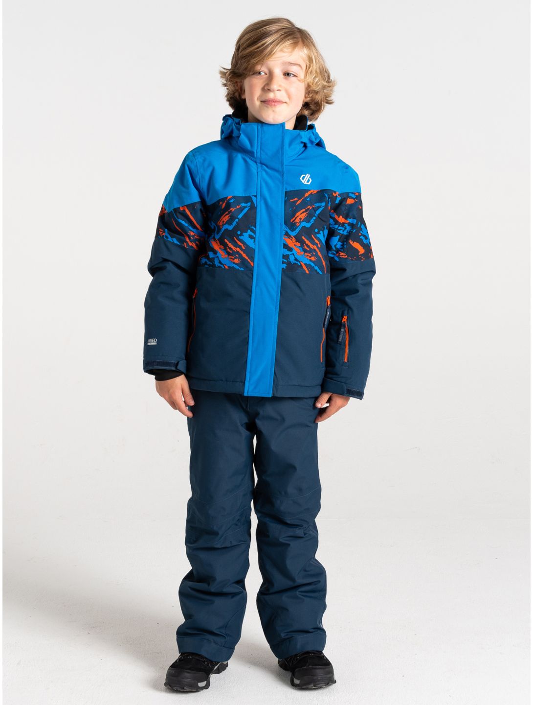 Dare2b, Humour III chaqueta de esquí niños Athletic Blue / Athletic Blue Camo Print / Moonlight Denim azul 