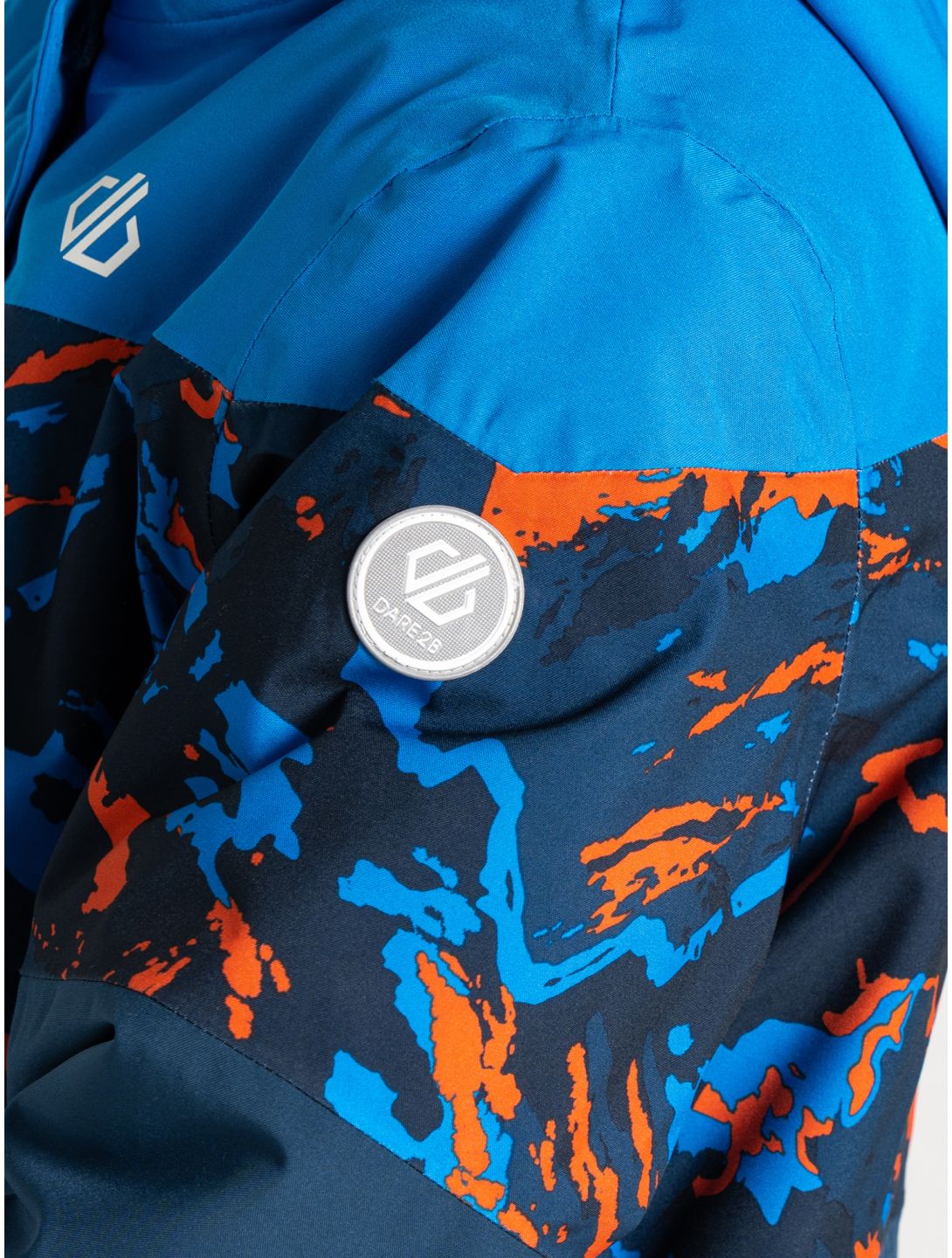 Dare2b, Humour III chaqueta de esquí niños Athletic Blue / Athletic Blue Camo Print / Moonlight Denim azul 