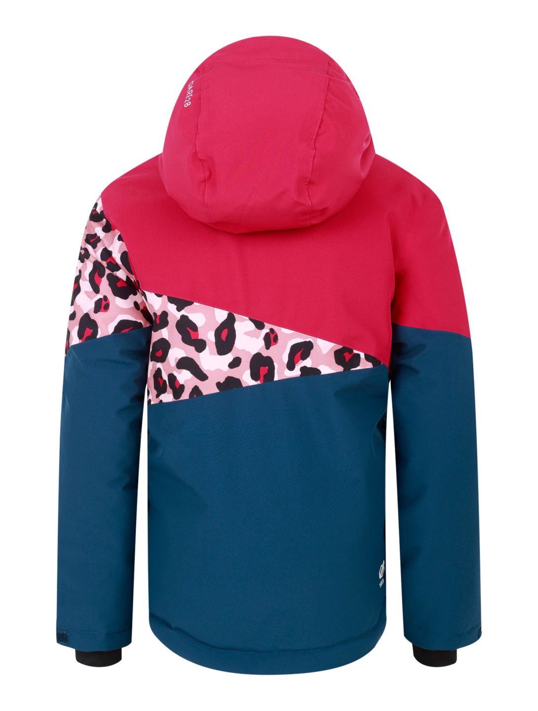 Dare2b, Humour III chaqueta de esquí niños Berry Pink / Dusty Rose Cheetah Print / Moonlight Denim azul, rosa 