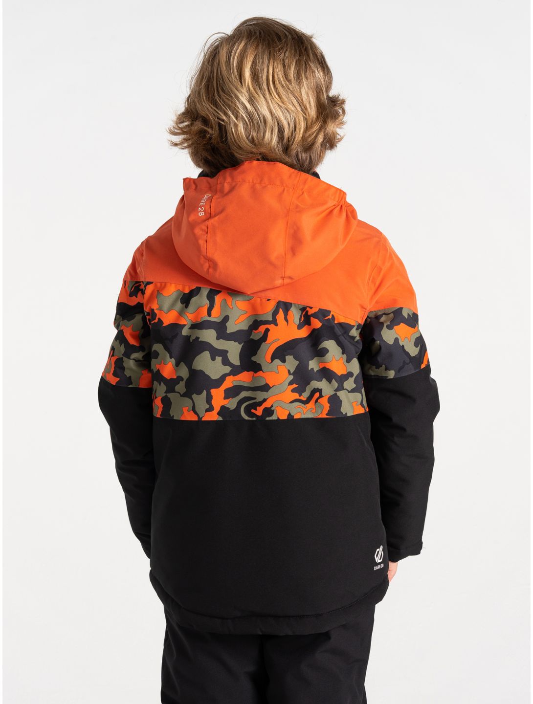 Dare2b, Humour III chaqueta de esquí niños Orange Rust / Orange Rust Camo Print / Black naranja, negro 