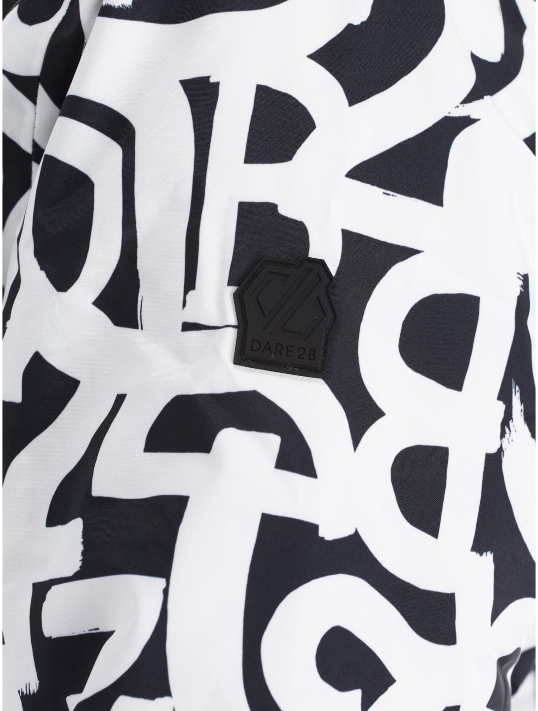 Dare2b, Ice chaqueta de esquí mujeres Black and White Graffiti Print / Black blanco, negro 