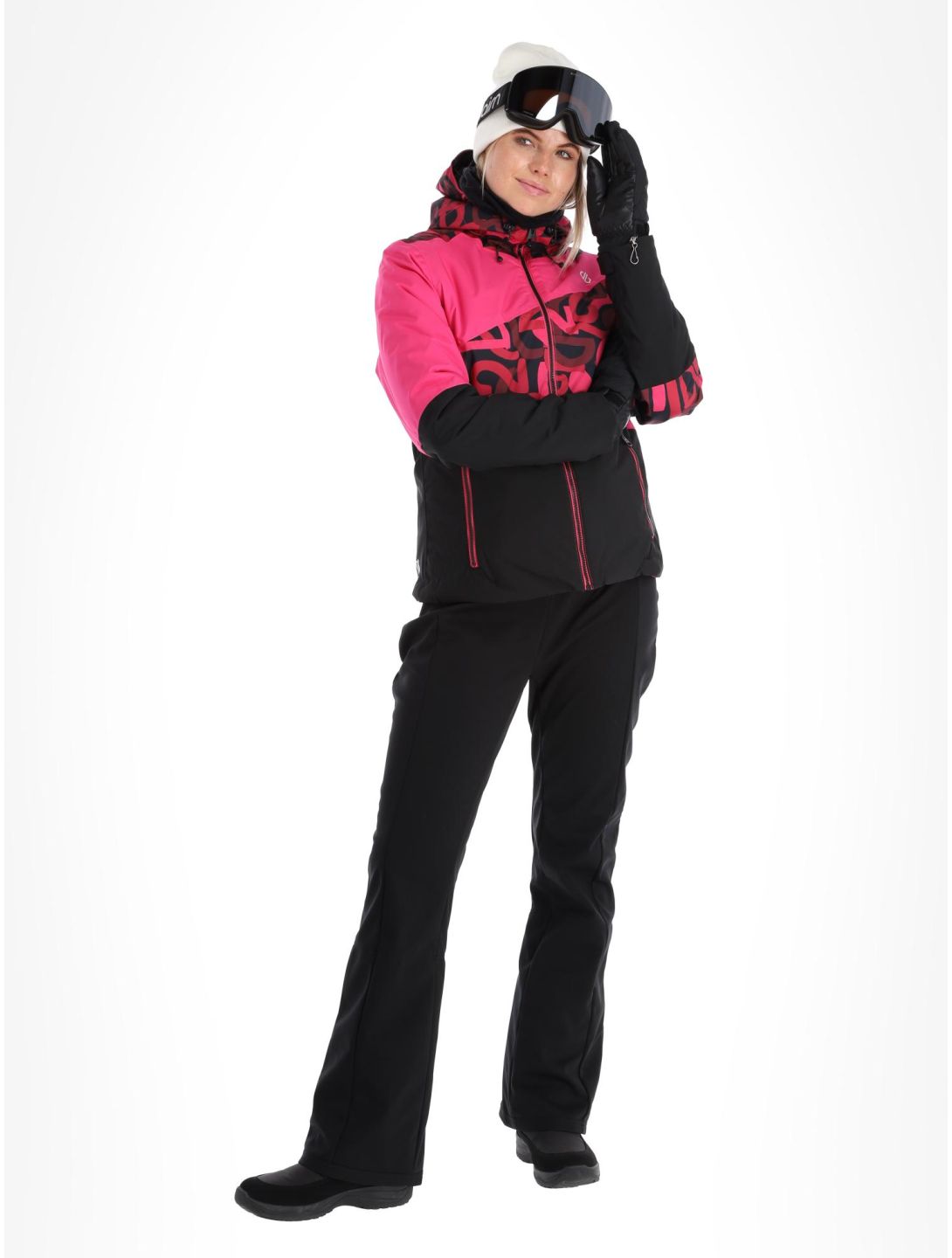 Dare2b, Ice chaqueta de esquí mujeres Pure Pink Graffiti Print / Pure Pink rosa 