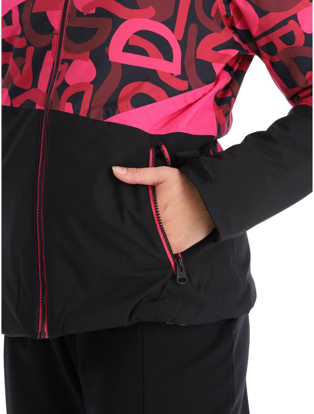 Dare2b, Ice chaqueta de esquí mujeres Pure Pink Graffiti Print / Pure Pink rosa 