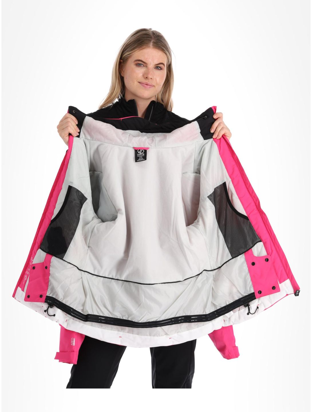 Dare2b, Ice chaqueta de esquí mujeres PurePink / Blk negro, rosa 