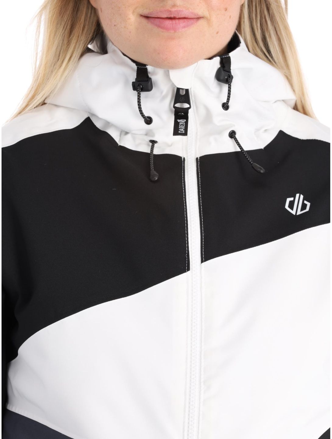 Dare2b, Ice chaqueta de esquí mujeres White / Ebony Grey blanco, gris 