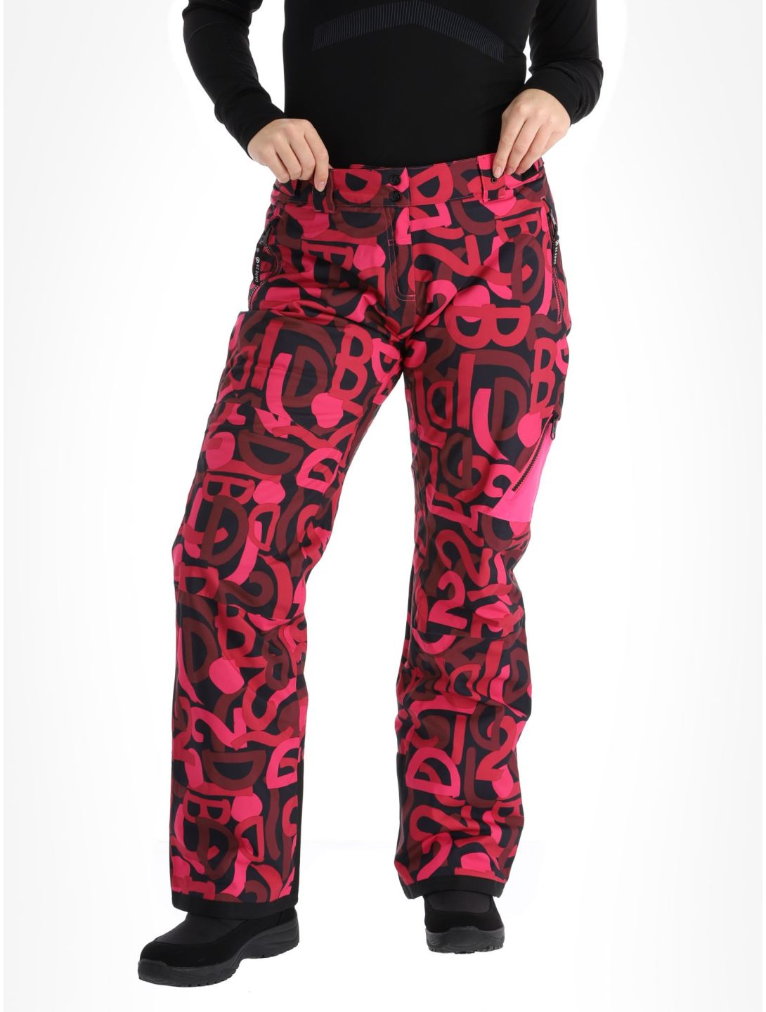 Dare2b, Ice pantalones de esquí mujeres Pure Pink Graffiti Print rosa 