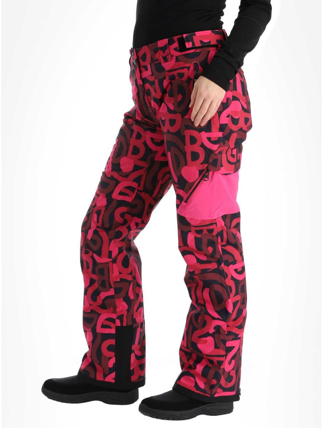 Dare2b, Ice pantalones de esquí mujeres Pure Pink Graffiti Print rosa 