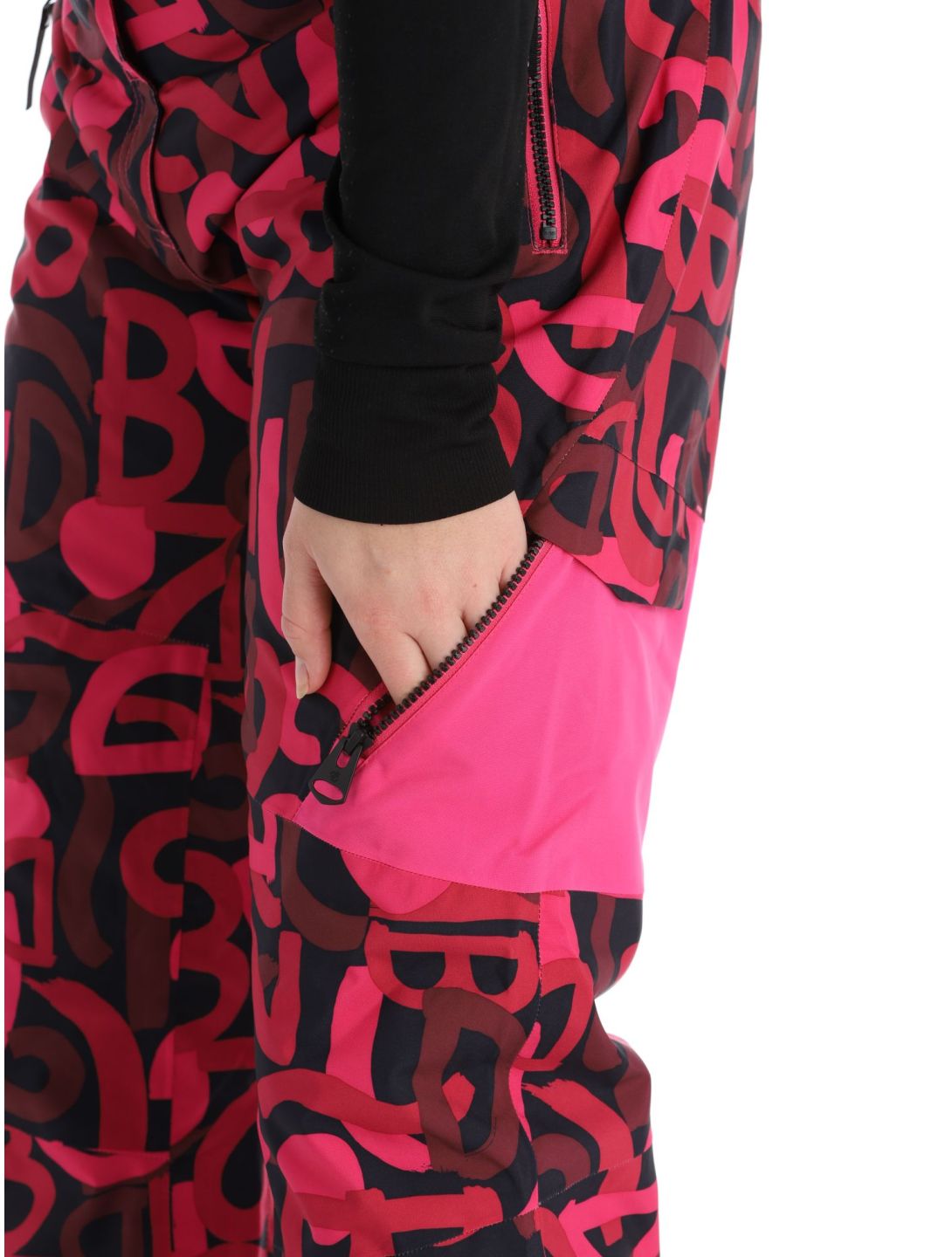 Dare2b, Ice pantalones de esquí mujeres Pure Pink Graffiti Print rosa 