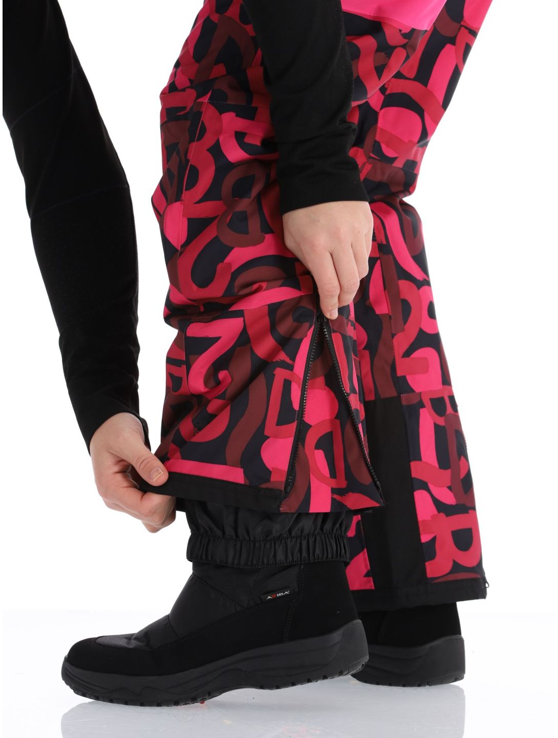 Dare2b, Ice pantalones de esquí mujeres Pure Pink Graffiti Print rosa 