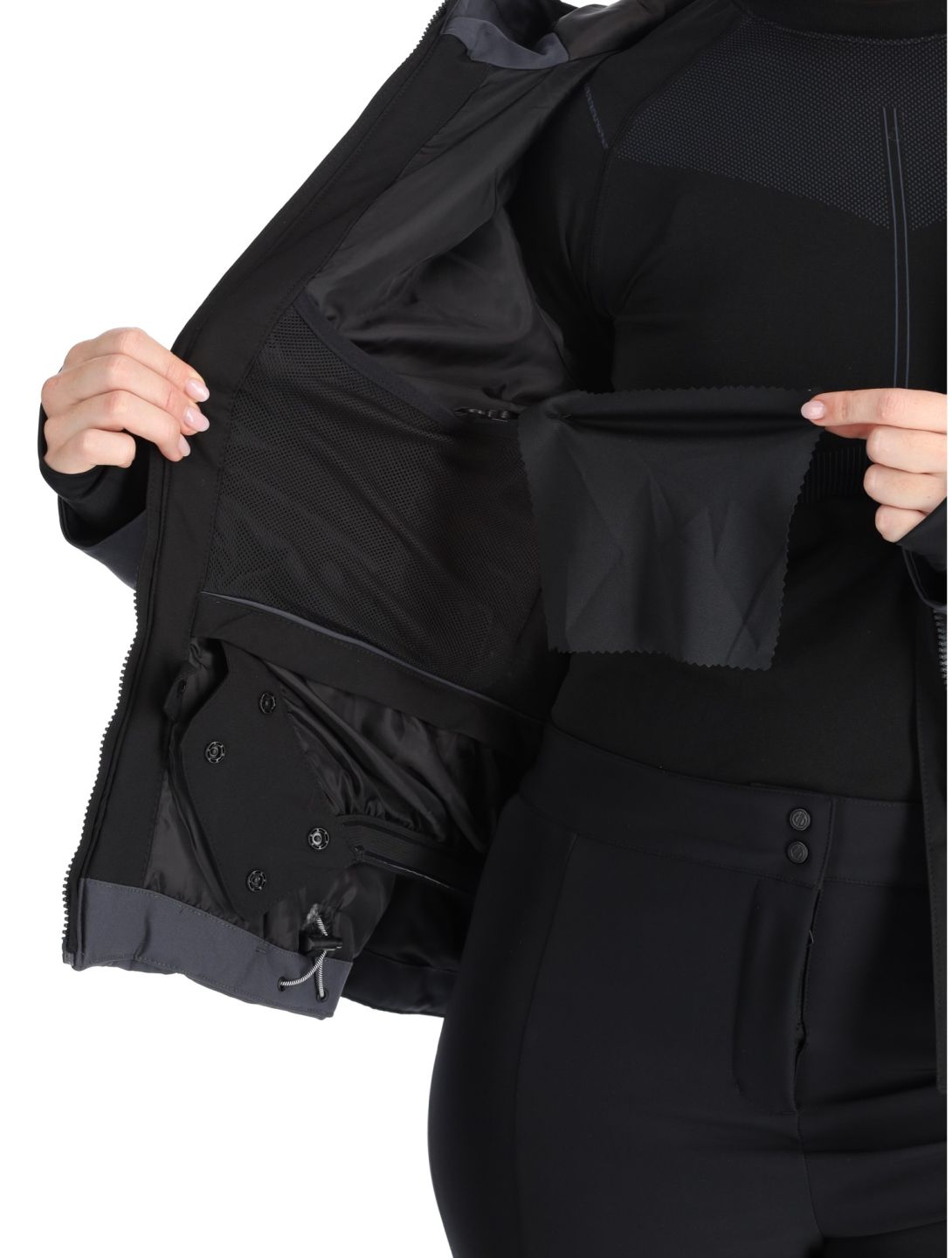 Dare2b, Ice III chaqueta de esquí mujeres Black / Ebony gris, negro 