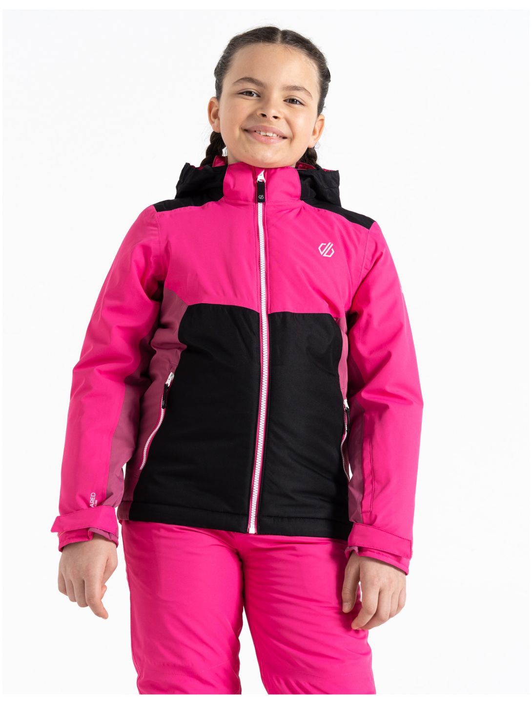 Dare2b, Impose III chaqueta de esquí niños PurePink / Blk negro, rosa 