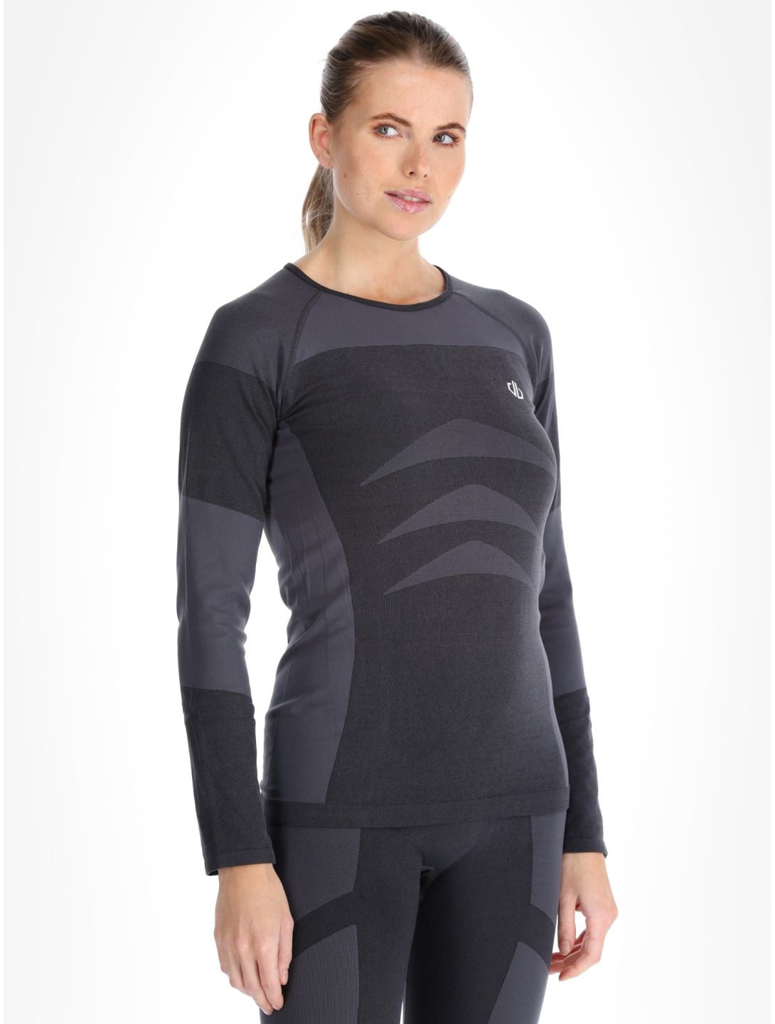 Dare2b, In The Zone III Baselayer Set conjunto termoactivo mujeres Black / Black negro 