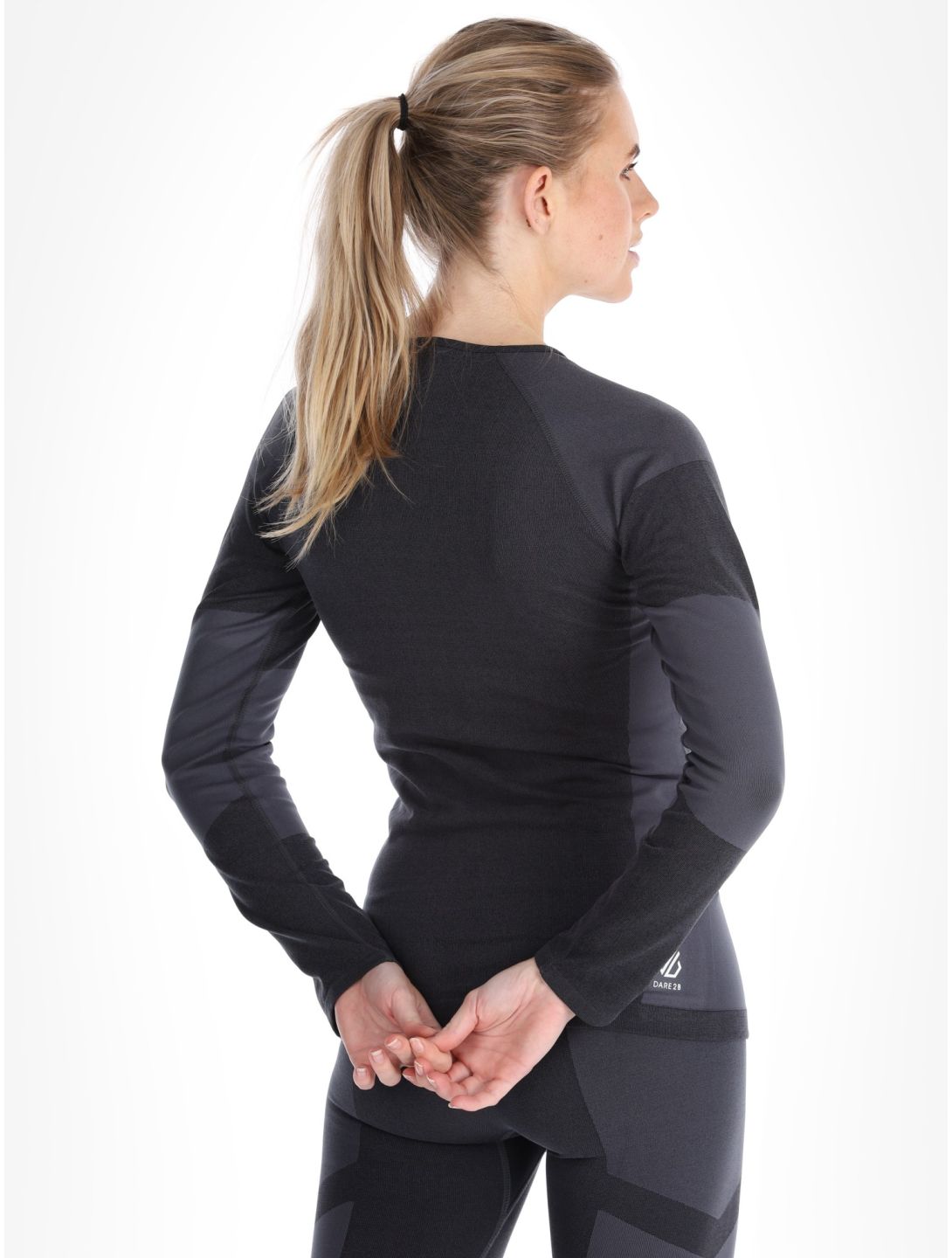 Dare2b, In The Zone III Baselayer Set conjunto termoactivo mujeres Black / Black negro 