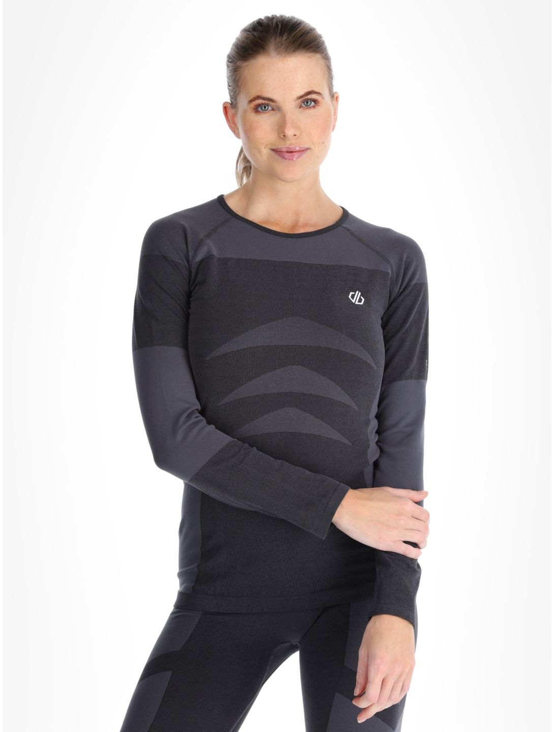 Dare2b, In The Zone III Baselayer Set conjunto termoactivo mujeres Black / Black negro 