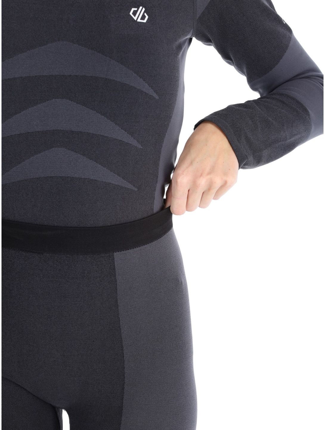 Dare2b, In The Zone III Baselayer Set conjunto termoactivo mujeres Black / Black negro 