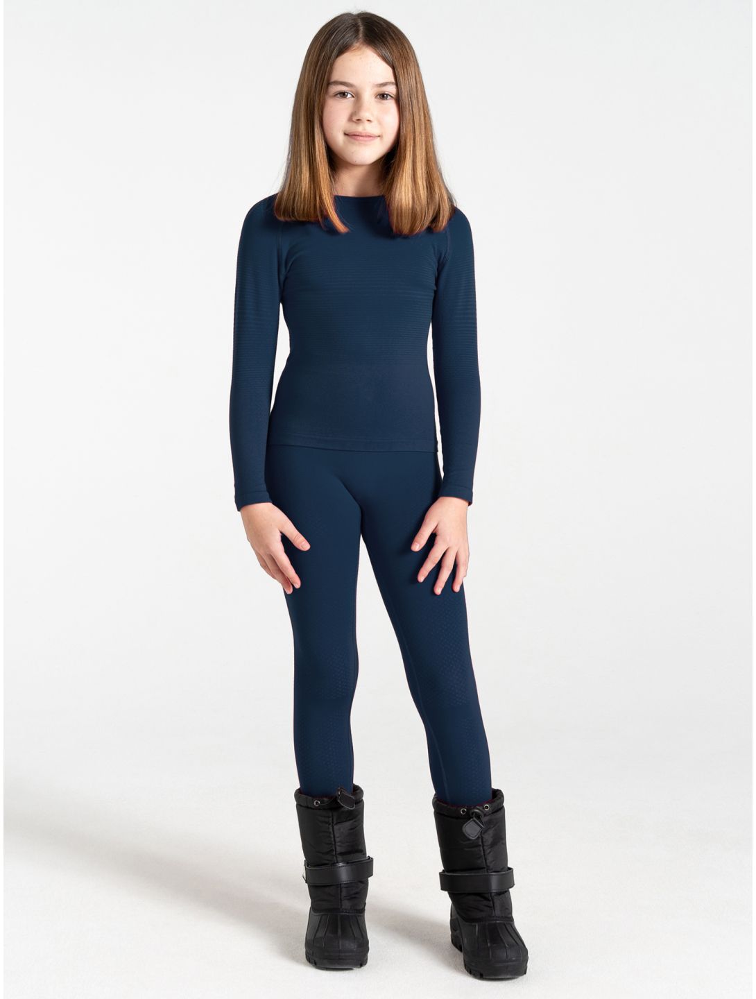 Dare2b, In The Zone III Baselayer Set conjunto termoactivo niños Moonlight Denim azul 