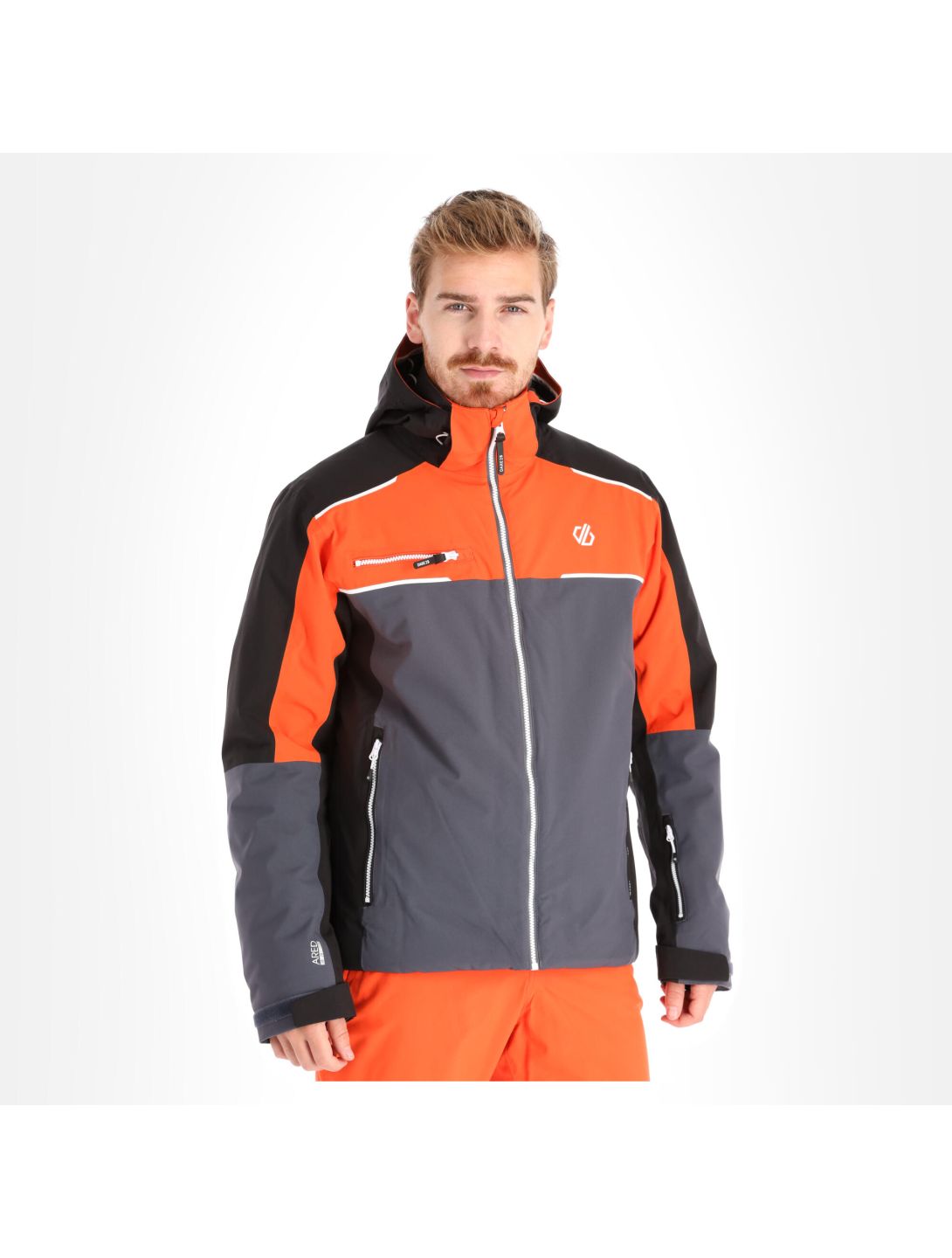 Dare2b, Intermit Ii Jacket chaqueta de esquí hombres trail blaze gris/rojo