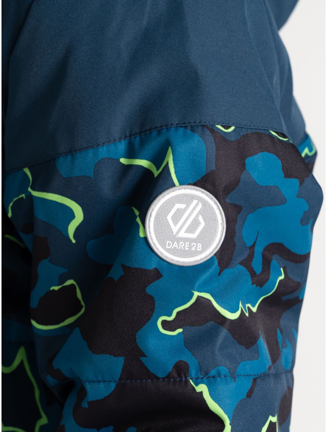 Dare2b, Liftie chaqueta de esquí niños Moonlight Denim / Kingfisher Blue Camo Print azul 