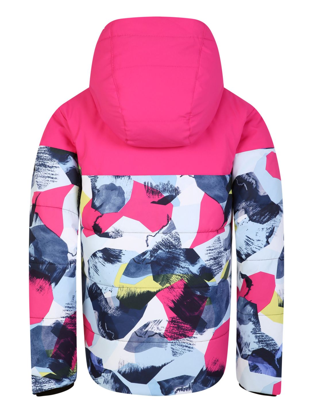 Dare2b, Liftie chaqueta de esquí niños Pure Pink / Quiet Blue Abstract Mountain Print azul, rosa 