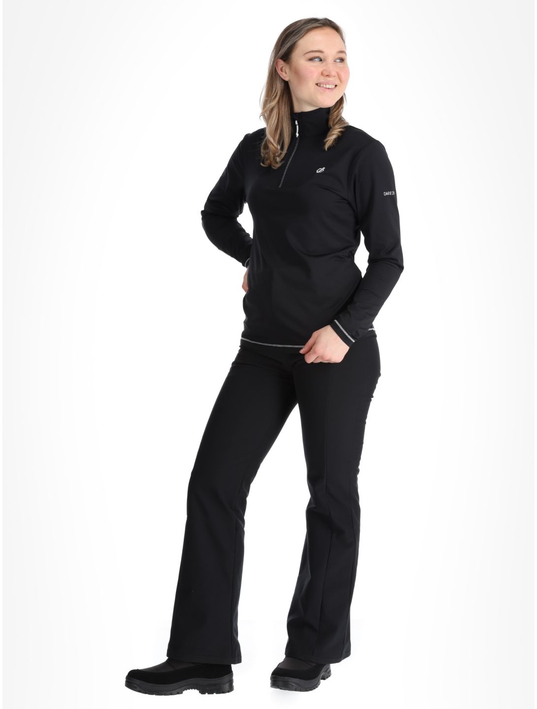 Dare2b, Lowline II Stretch jersey tallas extra grandes mujeres Black negro 