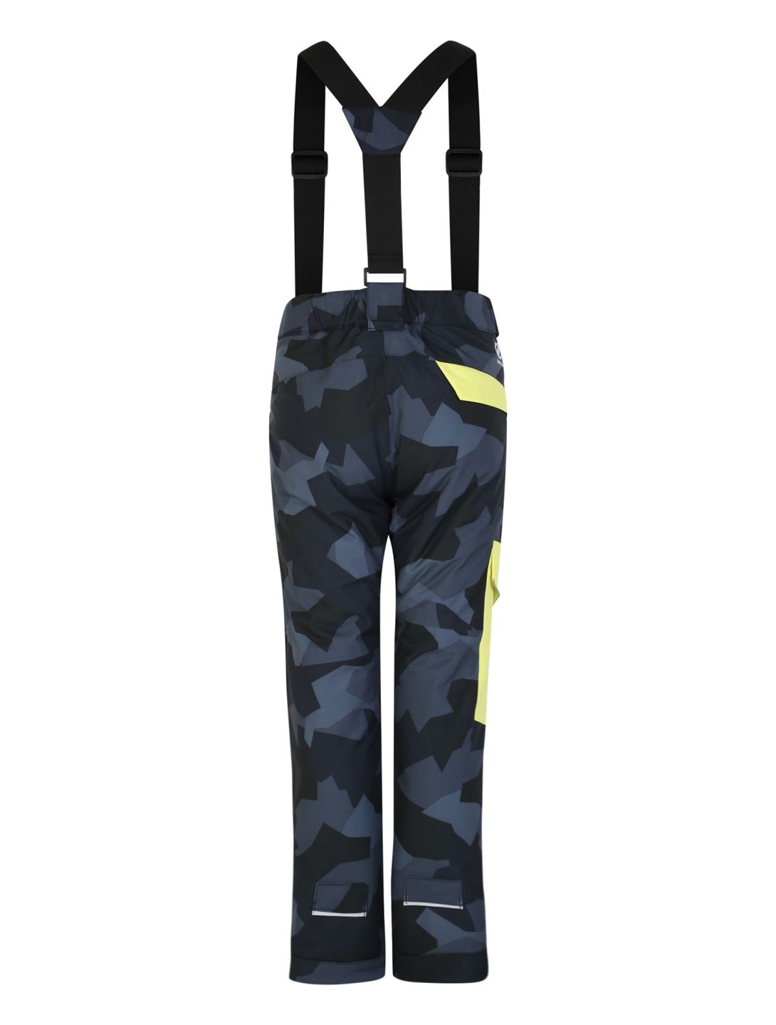 Dare2b, Pow pantalones de esquí niños Black Geo Camo Print gris, negro 