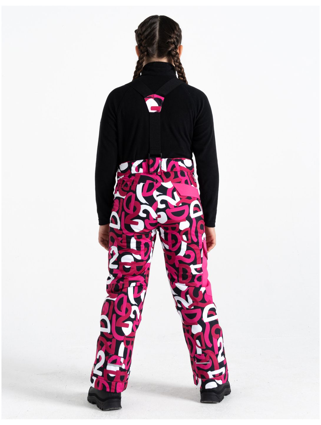 Dare2b, Pow pantalones de esquí niños Kids Ski Graffiti Print rojo 