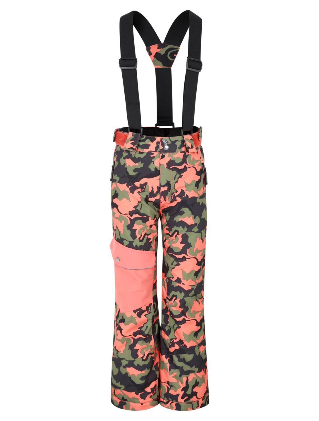 Dare2b, Pow pantalones de esquí niños Orange Rust Camo Print naranja 