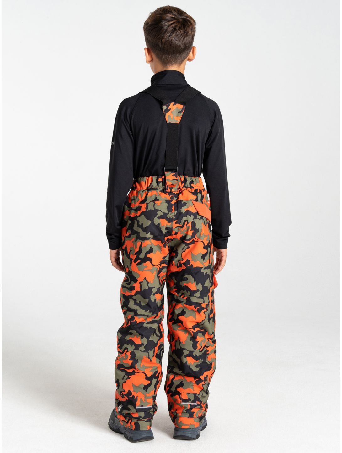 Dare2b, Pow pantalones de esquí niños Orange Rust Camo Print naranja 