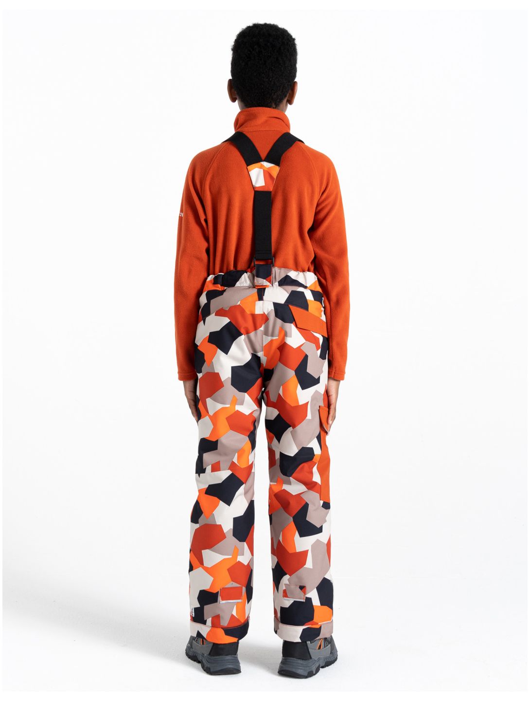 Dare2b, Pow pantalones de esquí niños Puffins Orange Geo Camo Print naranja 