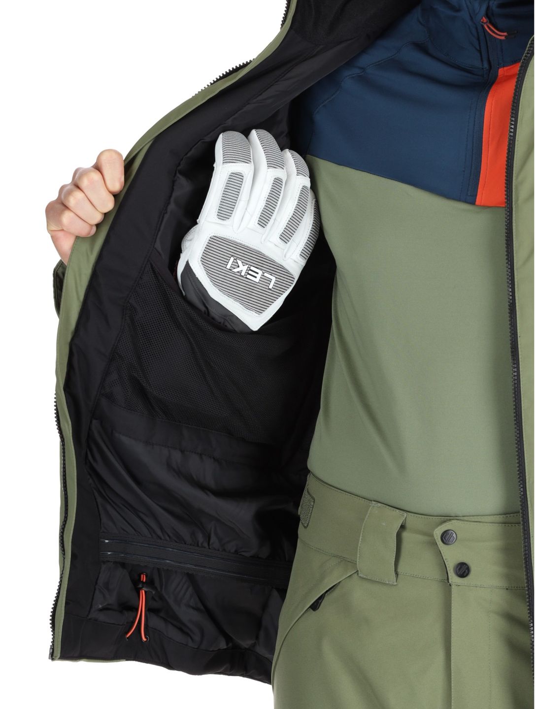 Dare2b, Precision II chaqueta de esquí hombres Black / Olivine Green negro, verde 