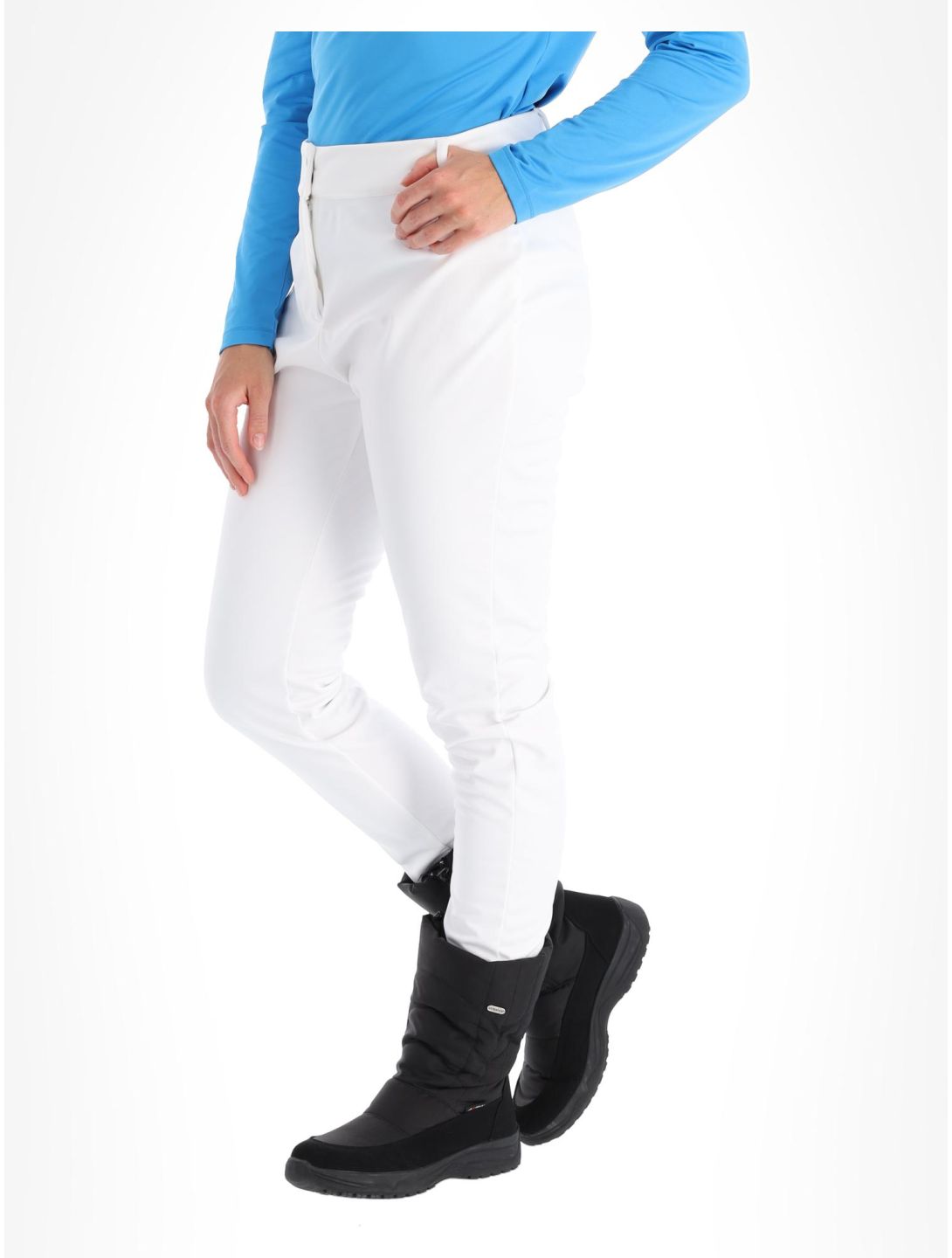 Dare2b, Sleek III pantalones de esquí softshell mujeres White blanco 