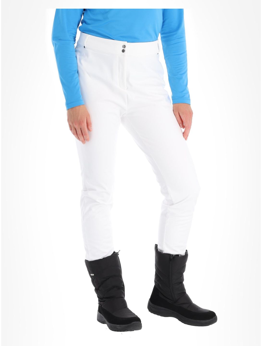 Dare2b, Sleek III pantalones de esquí softshell mujeres White blanco 