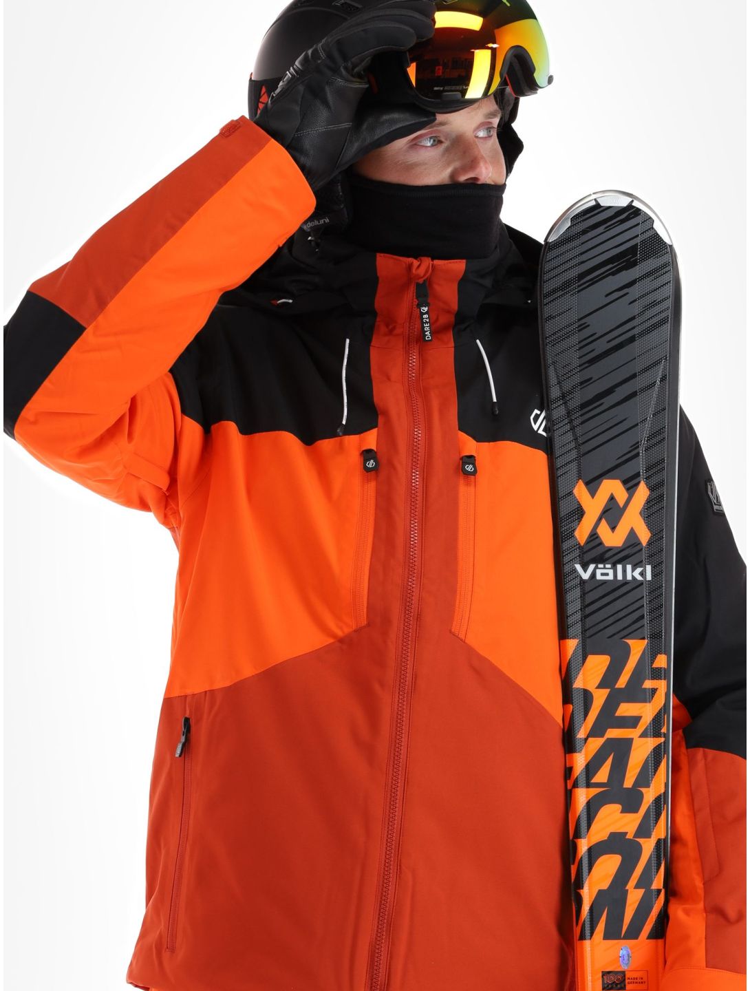 Dare2b, Slopeside chaqueta de esquí hombres PuffinOr / Blk naranja, negro 