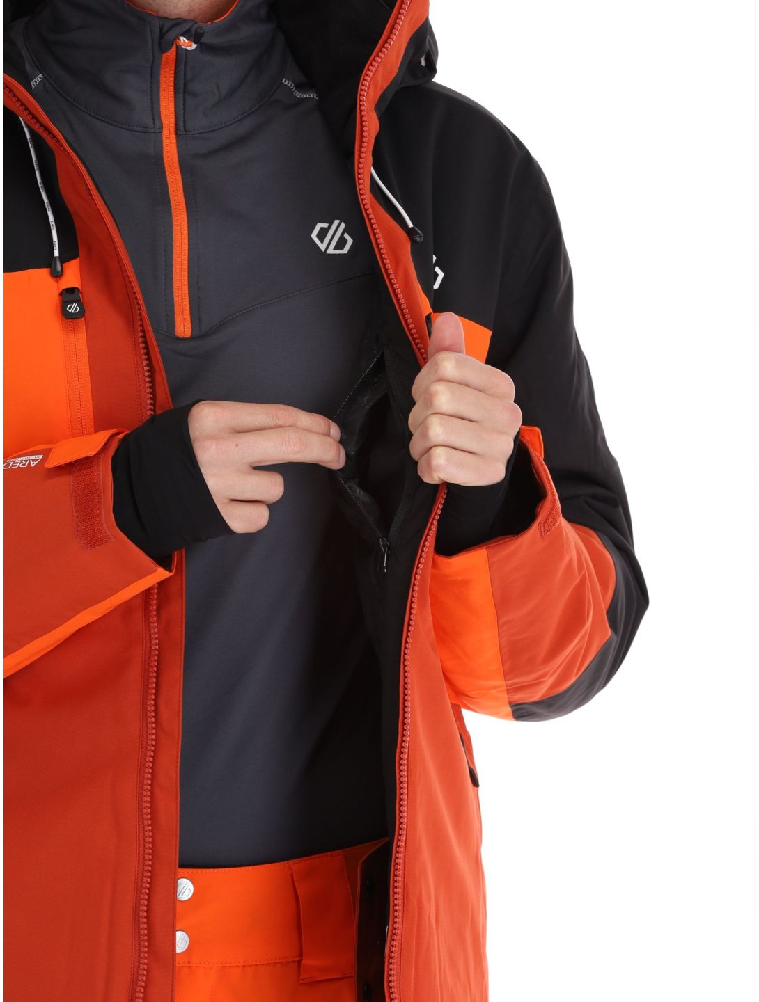 Dare2b, Slopeside chaqueta de esquí hombres PuffinOr / Blk naranja, negro 