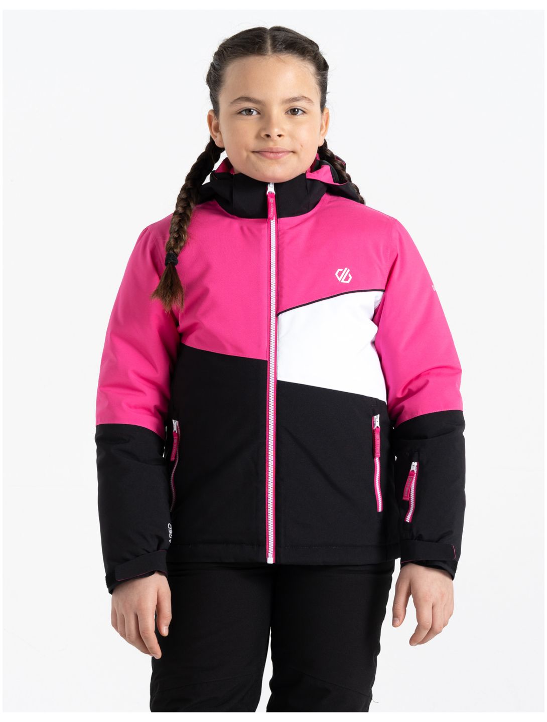 Dare2b, Steazy chaqueta de esquí niños PurePink / Blk negro, rosa 