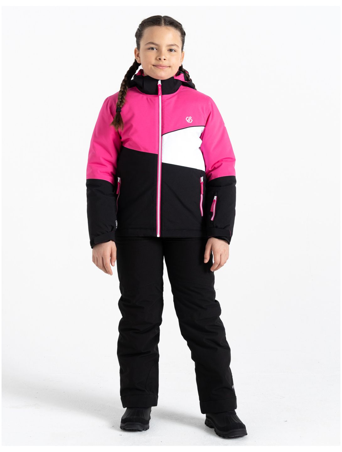 Dare2b, Steazy chaqueta de esquí niños PurePink / Blk negro, rosa 