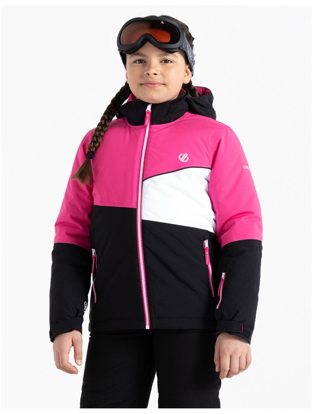 Dare2b, Steazy chaqueta de esquí niños PurePink / Blk negro, rosa 