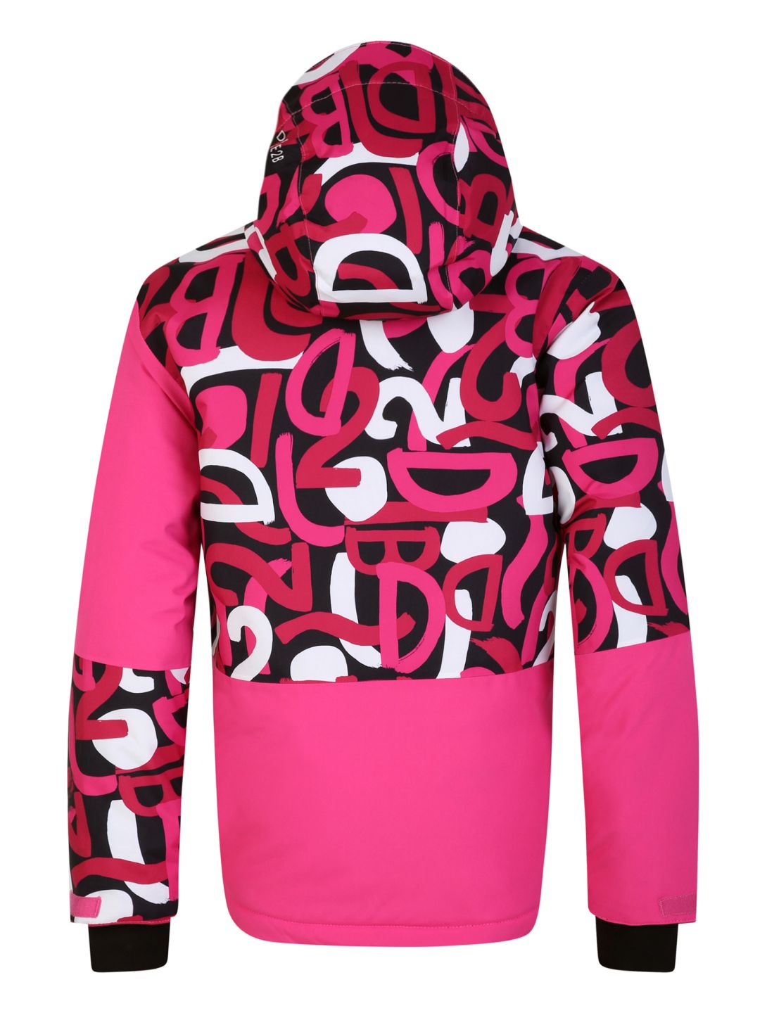 Dare2b, Traverse chaqueta de esquí niños Kids Ski Graffiti Print / Black rosa 