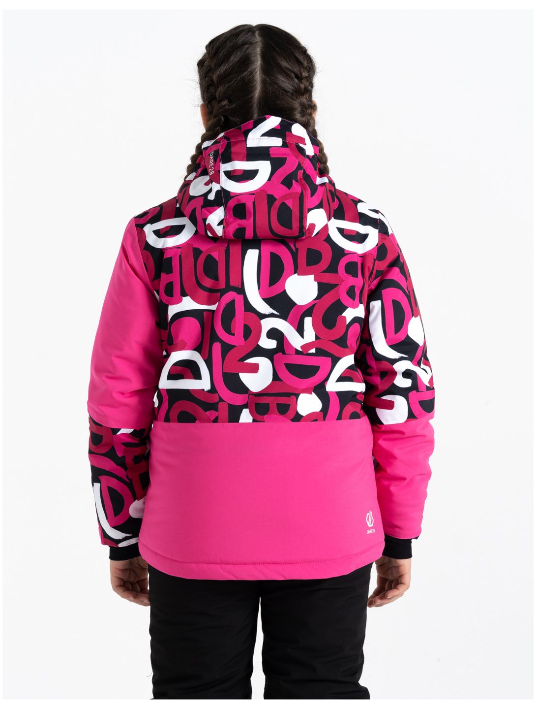 Dare2b, Traverse chaqueta de esquí niños Kids Ski Graffiti Print / Black rosa 