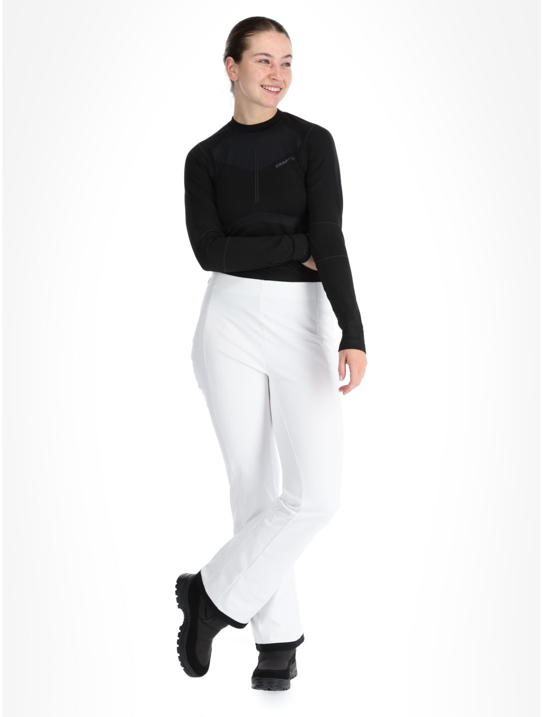 Dare2b, Upshill pantalones de esquí softshell mujeres White blanco 