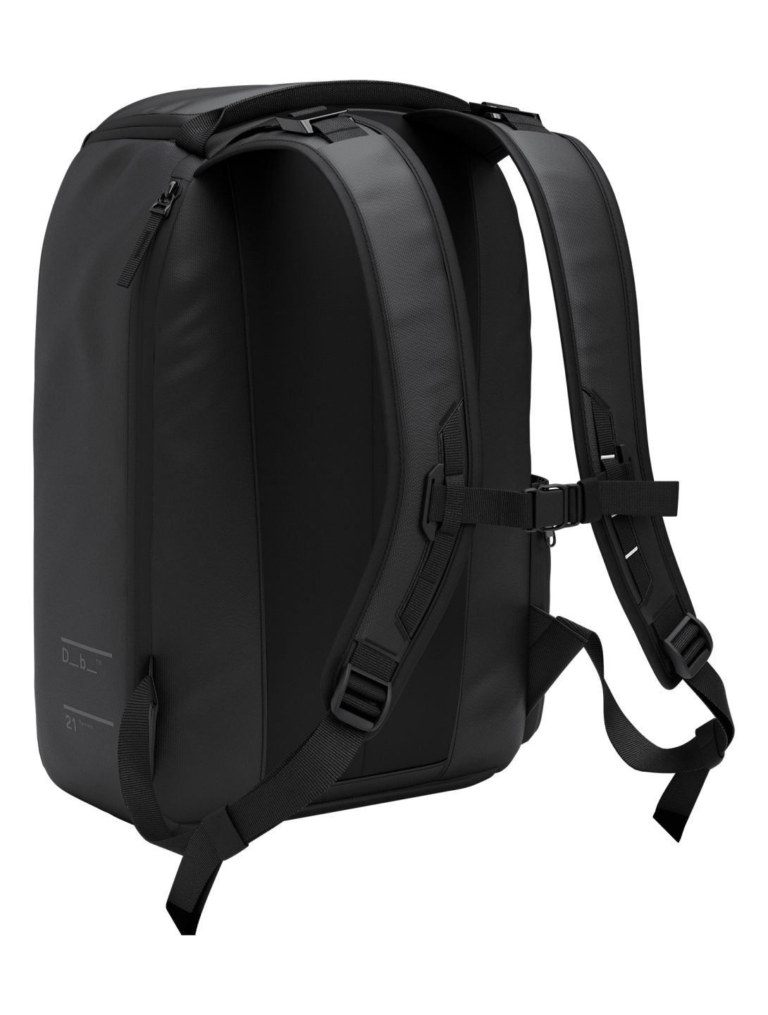 DB Journey, Ramverk Backpack 21L mochila unisex Black Out negro 